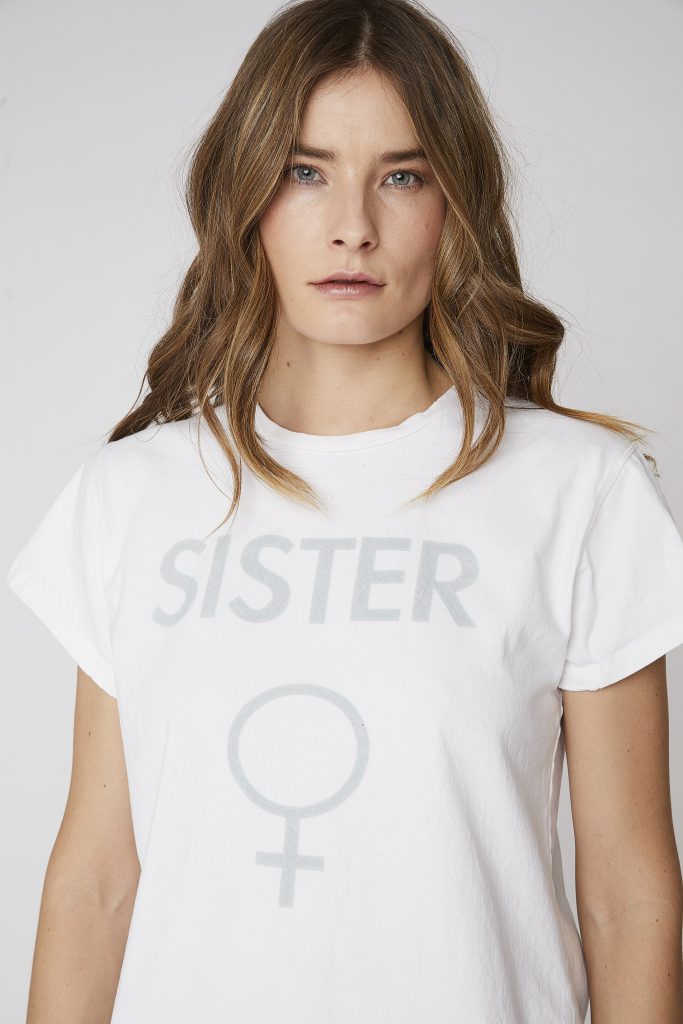 Sister T-Shirt - Creme - Line of Oslo - T-skjorter & Topper - VILLOID.no