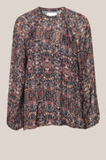 Signe LS Blouse - Black - Second Female - Bluser & Skjorter - VILLOID.no