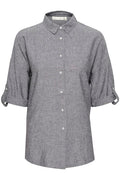KikoIW Shirt - Marine Blue Melange