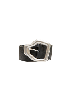 Ako Belt - Black Silver