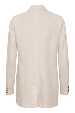 PaulaGZ Linen Blazer - Ancient Scroll