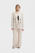 PaulaGZ Linen Blazer - Ancient Scroll