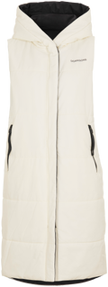 Aviva Rev Wns Vest - White Foam/Black