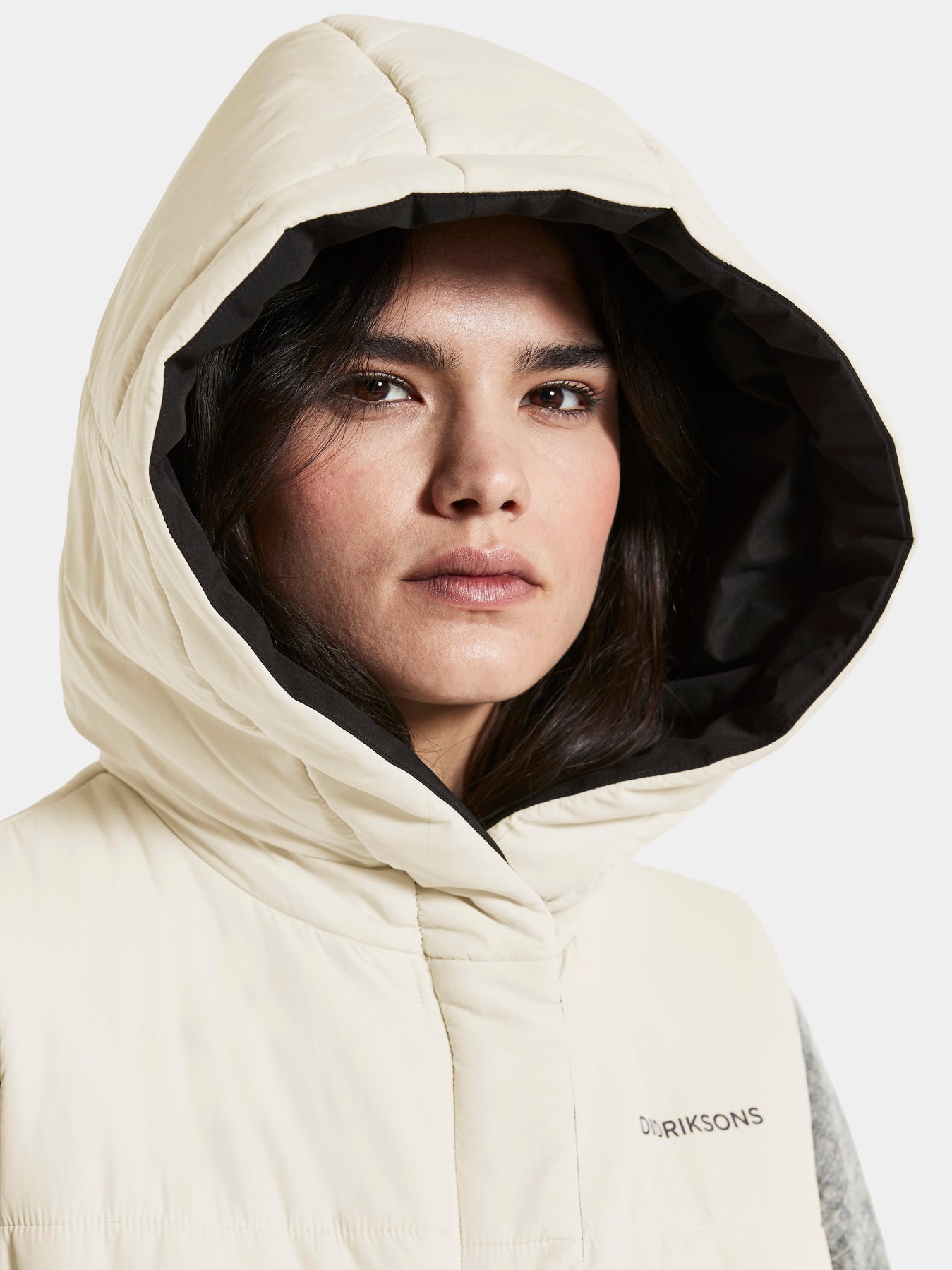 Aviva Rev Wns Vest - White Foam/Black