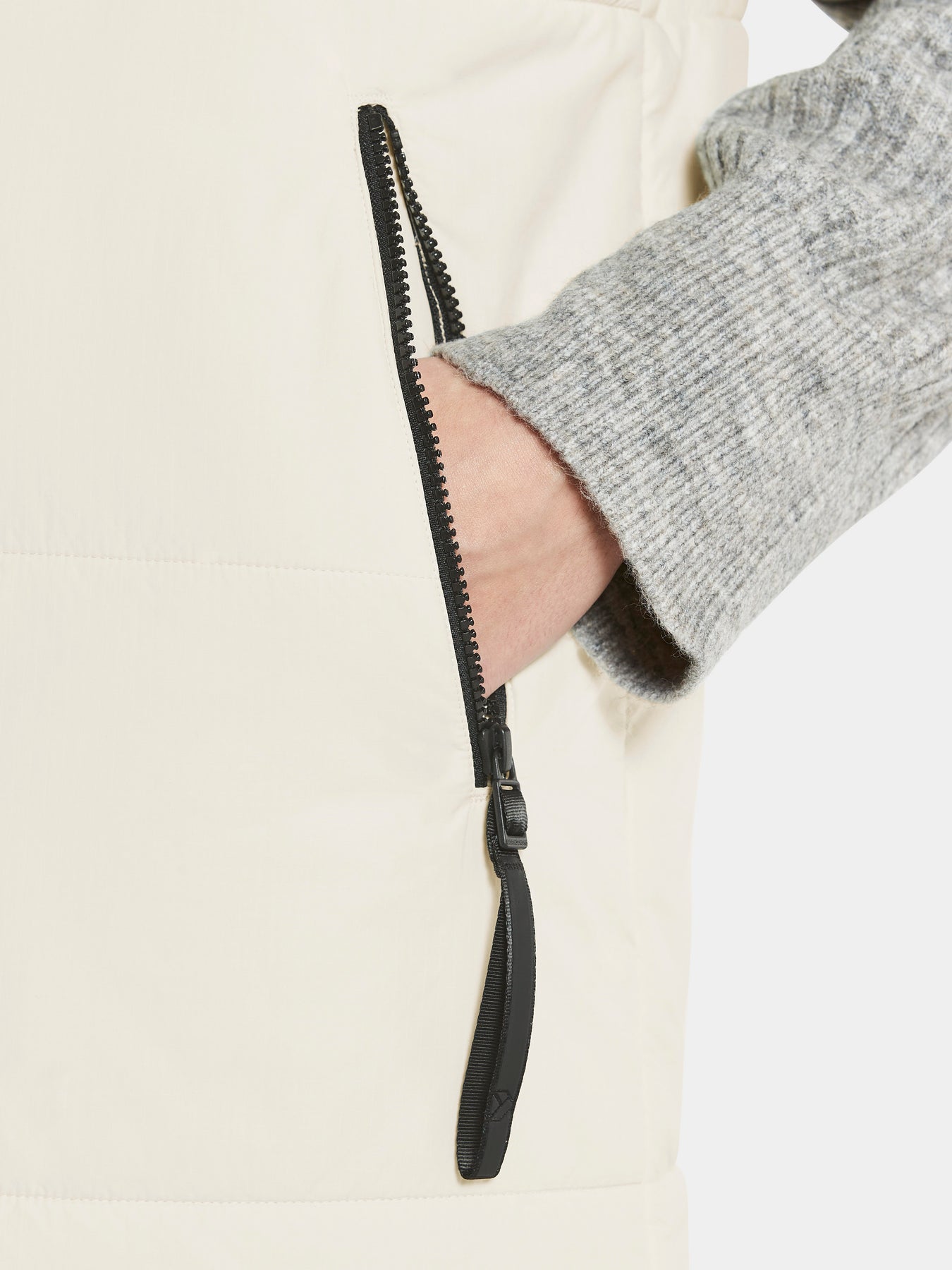Aviva Rev Wns Vest - White Foam/Black