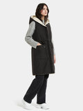 Aviva Rev Wns Vest - White Foam/Black