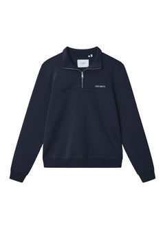 Ballier Half-Zip Track Sweatshirt - Dark Navy