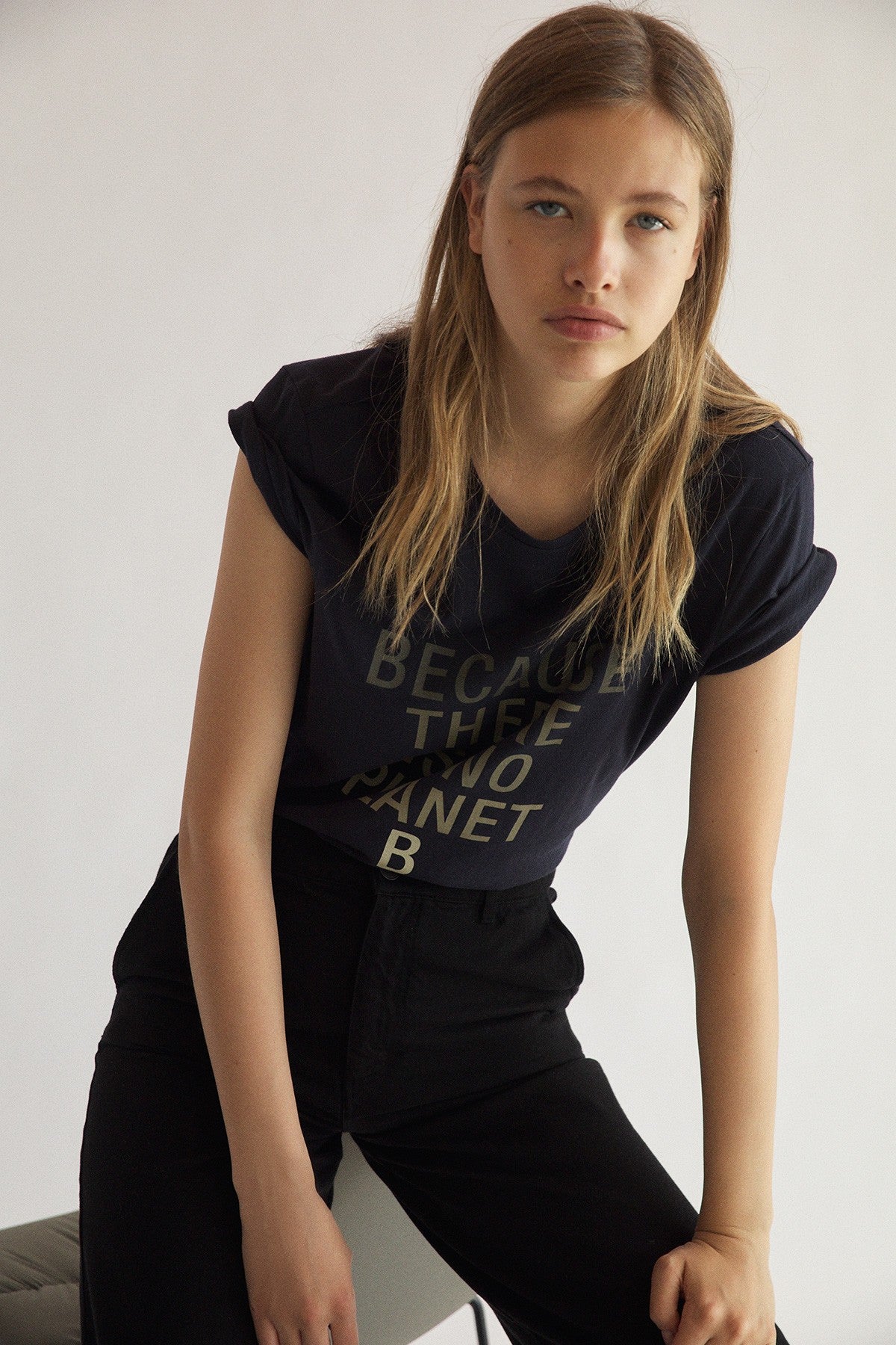 Becausalf Woman T-Shirt - Midnight Navy