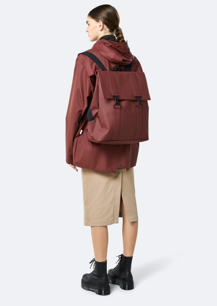 Msn Bag - Maroon - Rains - Tilbehør - VILLOID.no
