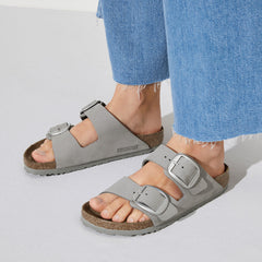Arizona Big Buckle Nubuck Leather Narrow - Dove Gray