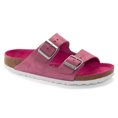 Arizona Suede Leather Narrow - Shimmering Fuchsia Tulip