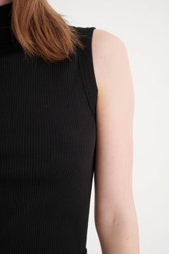 DagnaIW Rollneck Top - Black