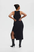 DrewGZ Sl Long Dress - Black