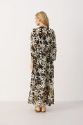 PoloniaPW Dress - Black Flower Print