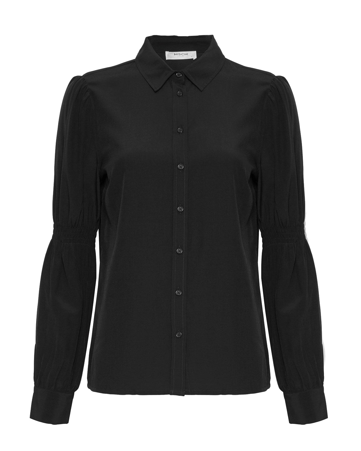 Blakely Melody LS Shirt - Black - Moss Copenhagen - Bluser & Skjorter - VILLOID.no