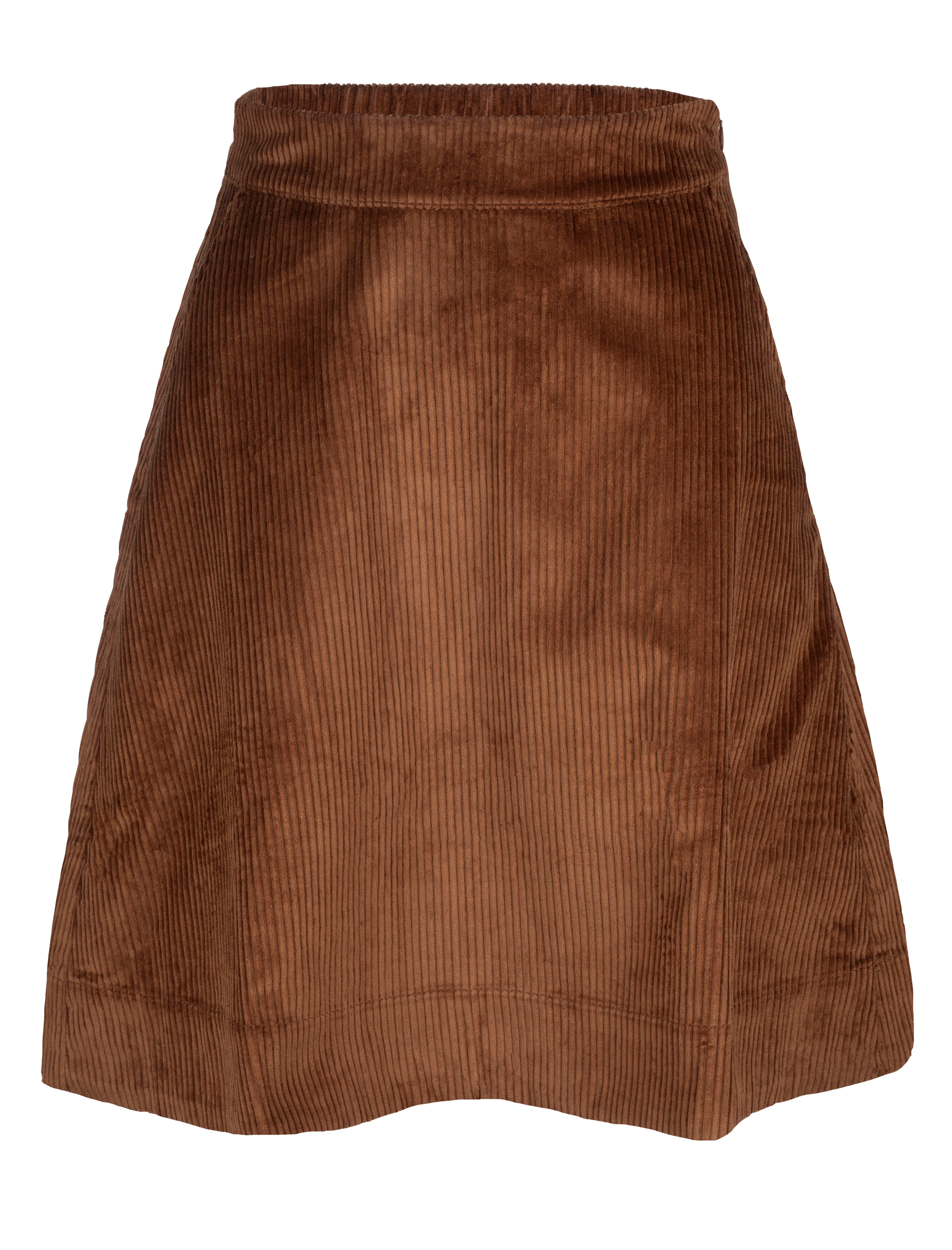 Corduroy Mini Skirt - Chocolate - ByTimo - Skjørt - VILLOID.no