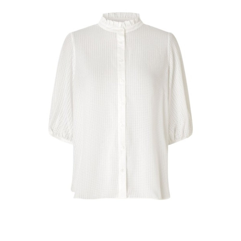 Tara SS Shirt - Bright White