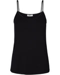 Rio Anika Singlet - Black - Moss Copenhagen - T-skjorter & Topper - VILLOID.no