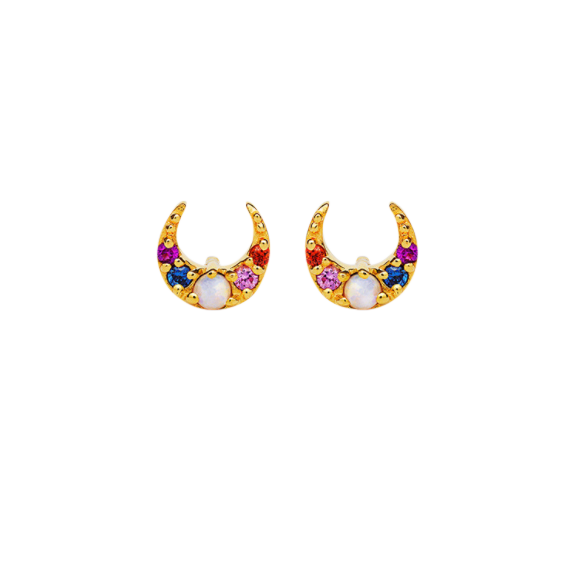 Prisca Earring - Gold - Maanesten - Tilbehør - VILLOID.no