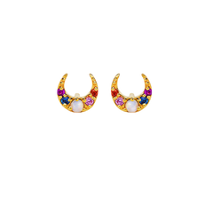 Prisca Earring - Gold - Maanesten - Tilbehør - VILLOID.no