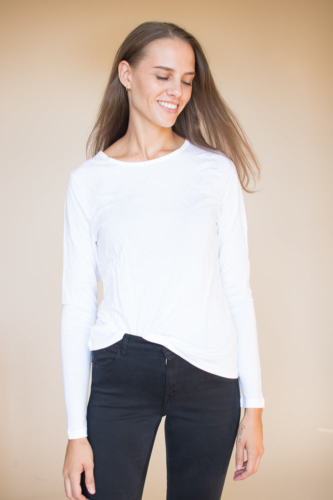 Women's Long Sleeve - White - The Product - Gensere - VILLOID.no