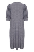 KikoIW Yanca Dress - Marine Blue Melange