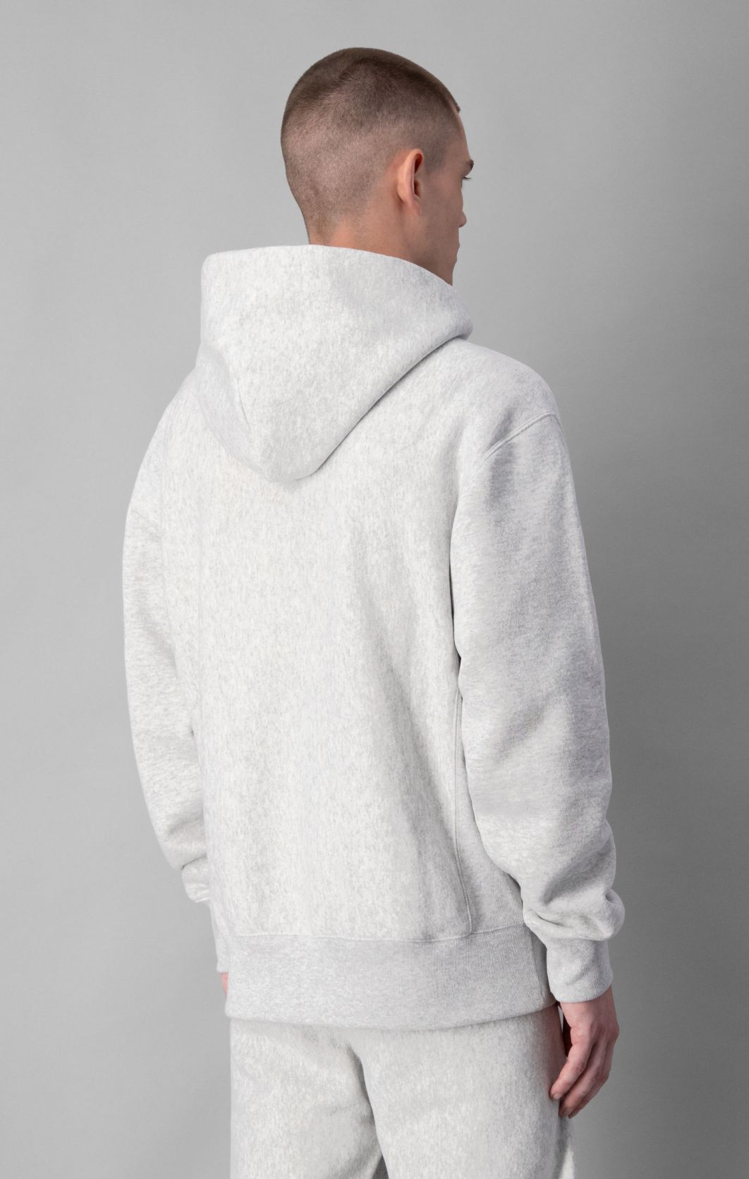 Hooded Sweatshirt - Light Grey