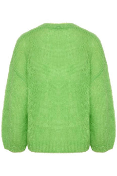 RastinaPW Cardigan - Grass Green
