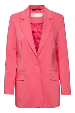 ZellaIW Long Blazer - Pink Rose