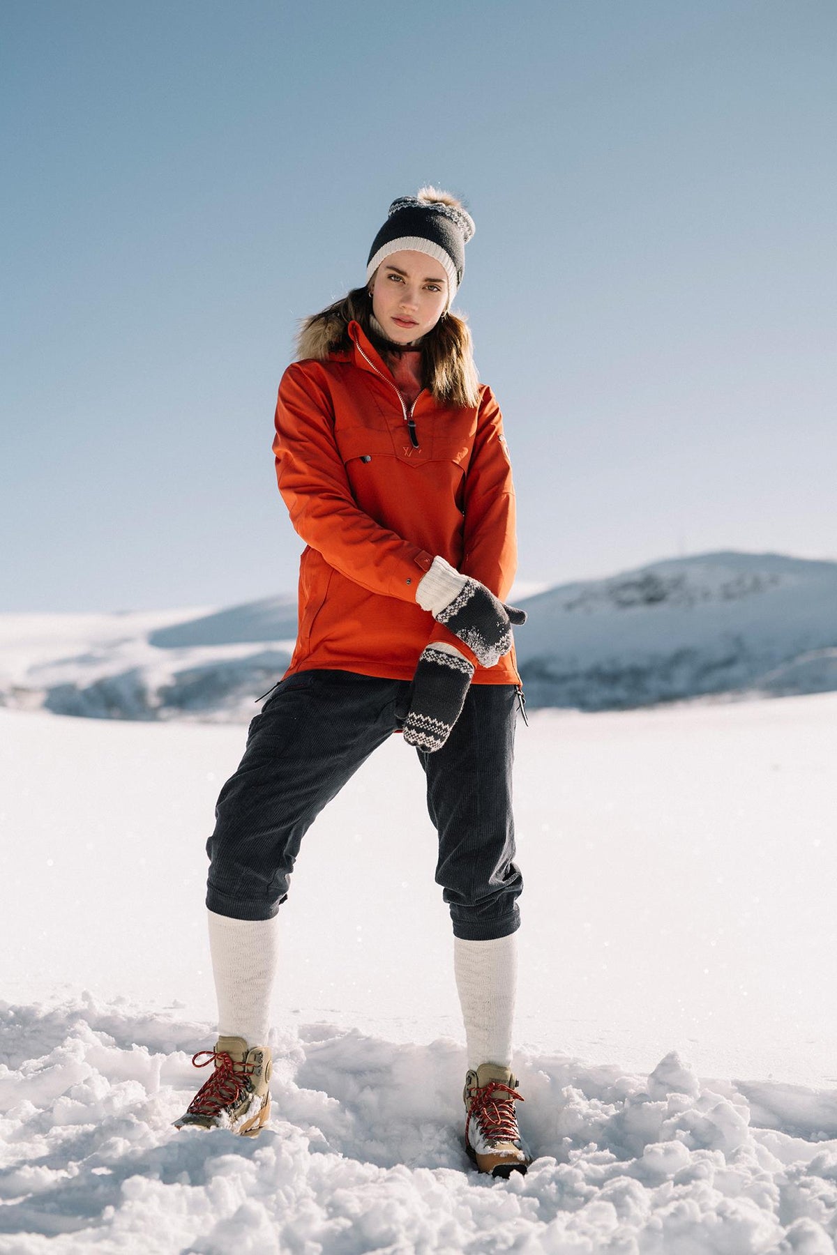Finse 2.0 2-Lags Anorakk - Mørk Rust - Twentyfour - Jakker - VILLOID.no