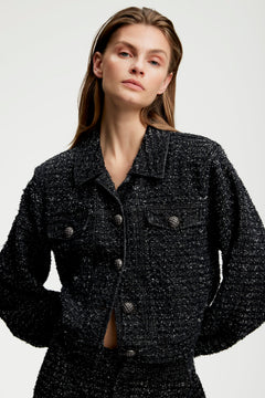 JeanettaGZ Short Jacket - Distressed Black