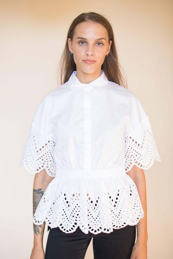 Torunn - Bright White - FWSS - Bluser & Skjorter - VILLOID.no