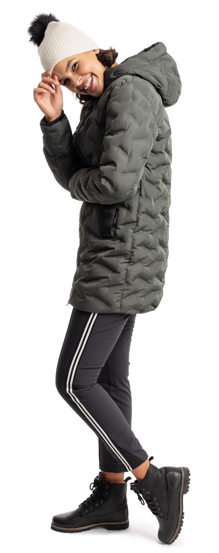 Mellow Lang Parkas - Mørk Timian - Twentyfour - Jakker - VILLOID.no