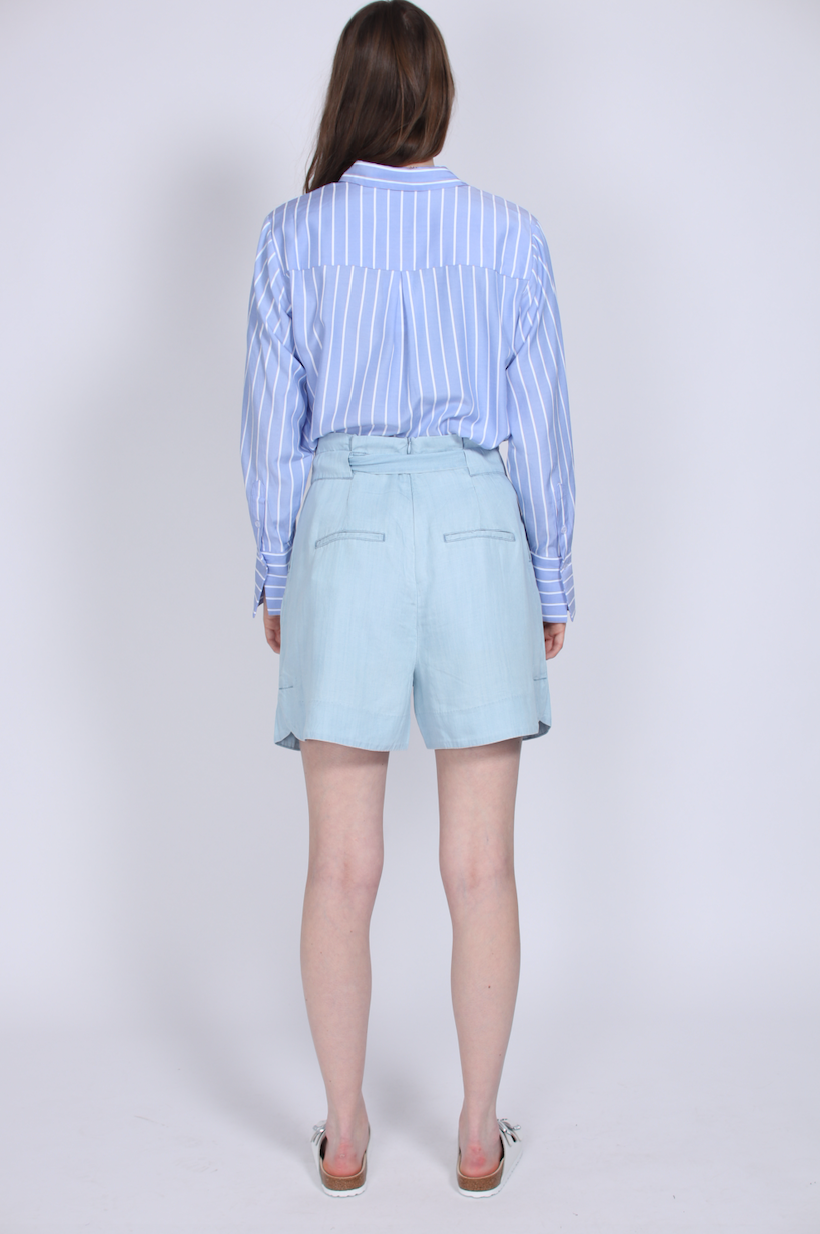 Anouk Shirt - Little Boy Blue - Second Female - Bluser & Skjorter - VILLOID.no