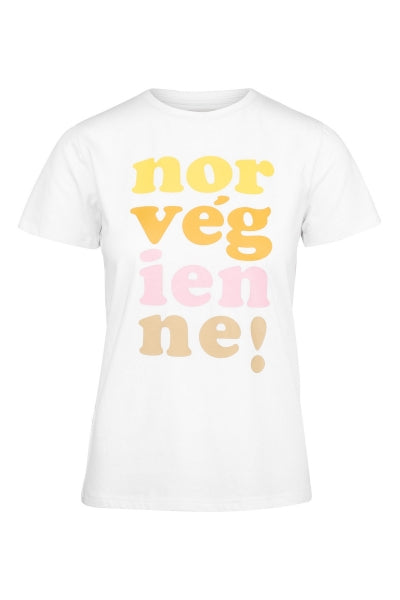 Norvegienne T-Shirt - Aspen Gold - MAUD - T-skjorter & Topper - VILLOID.no