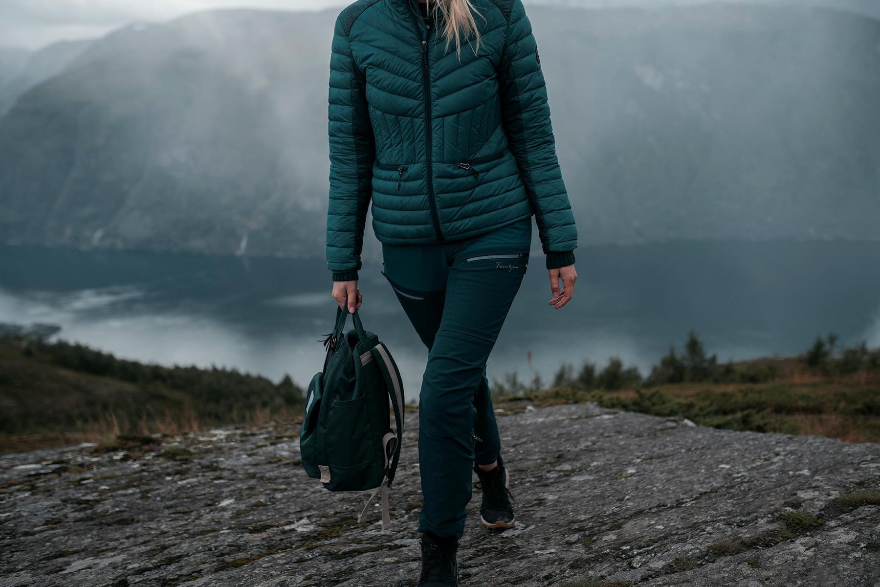 Flåm Dunjakke - Mørk Jade - Twentyfour - Jakker - VILLOID.no