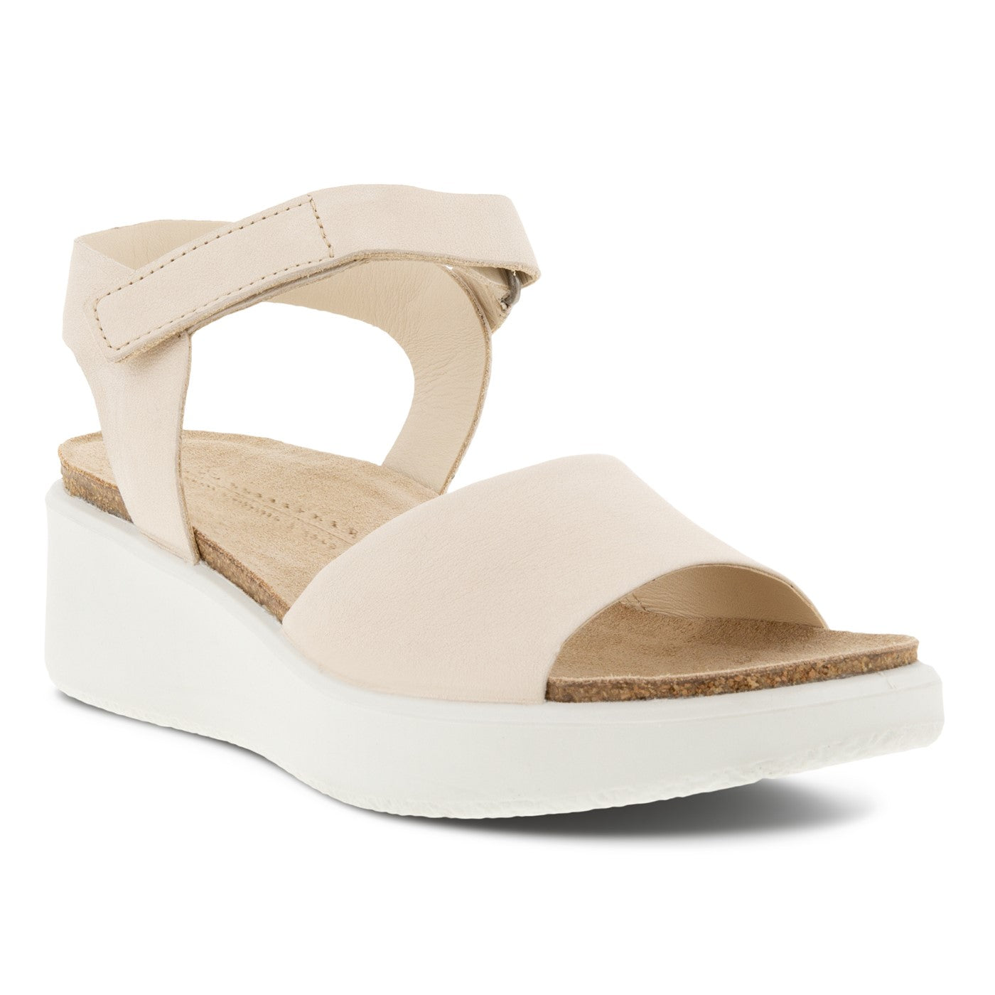 Flowt Wedge Cork Sandals - Limestone