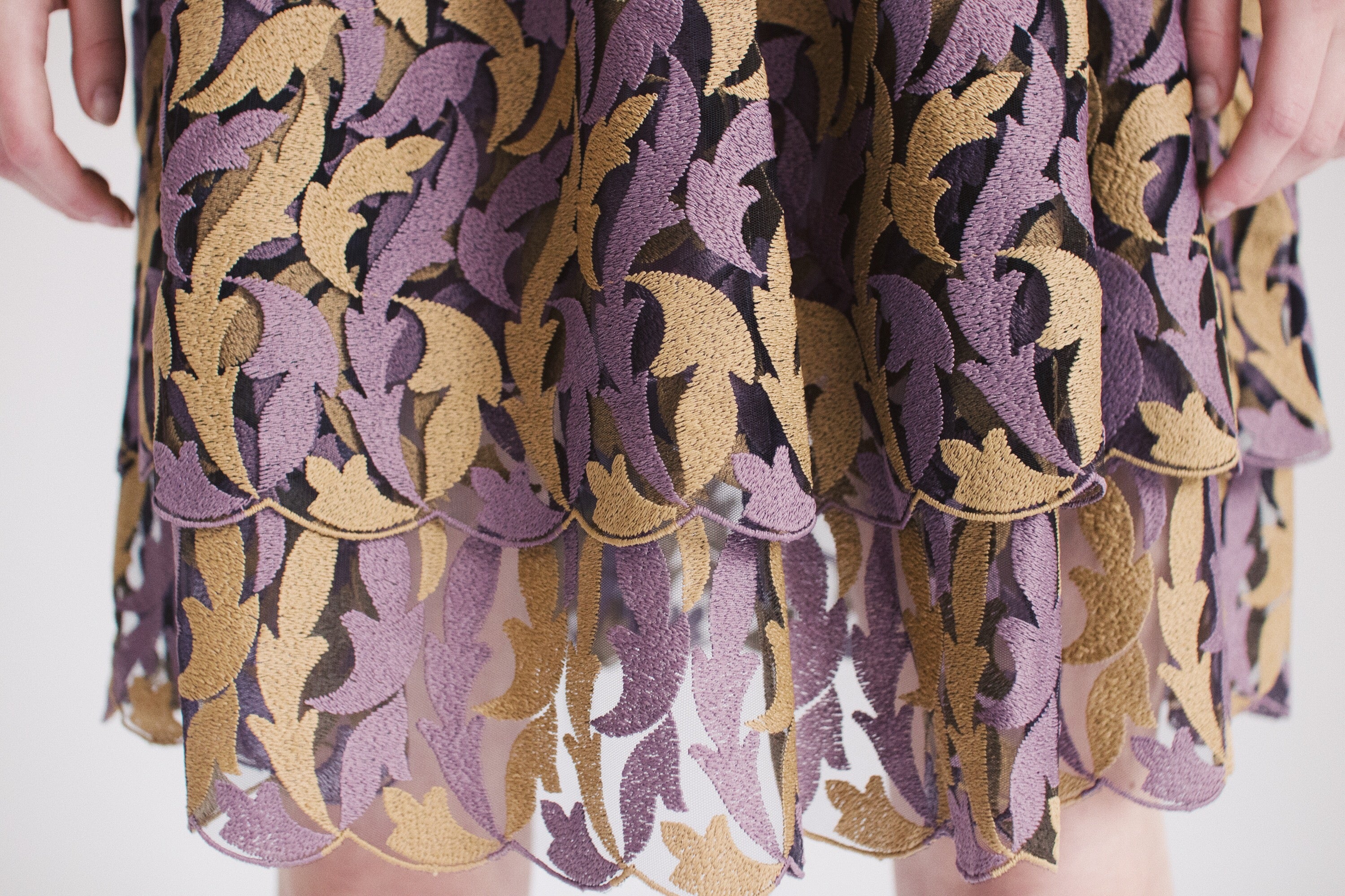 Leaf Dress - Multicolor - MAUD - Kjoler - VILLOID.no