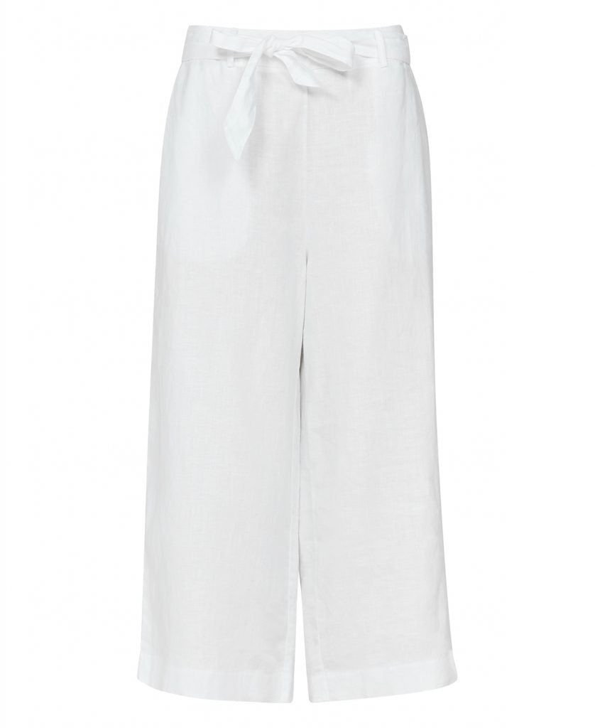 Leaf Linen Trouser - White - Line of Oslo - Bukser & Shorts - VILLOID.no