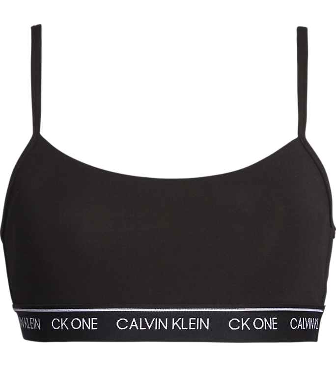 CK One Unlined Bralette - Black - Calvin Klein - Undertøy - VILLOID.no