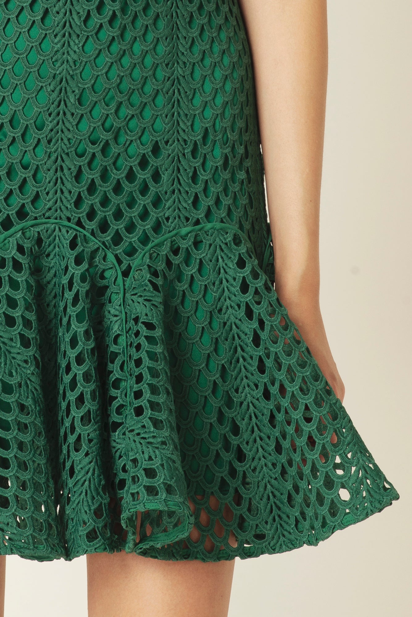 Elara Dress - Basil Green - By Malina - Kjoler - VILLOID.no