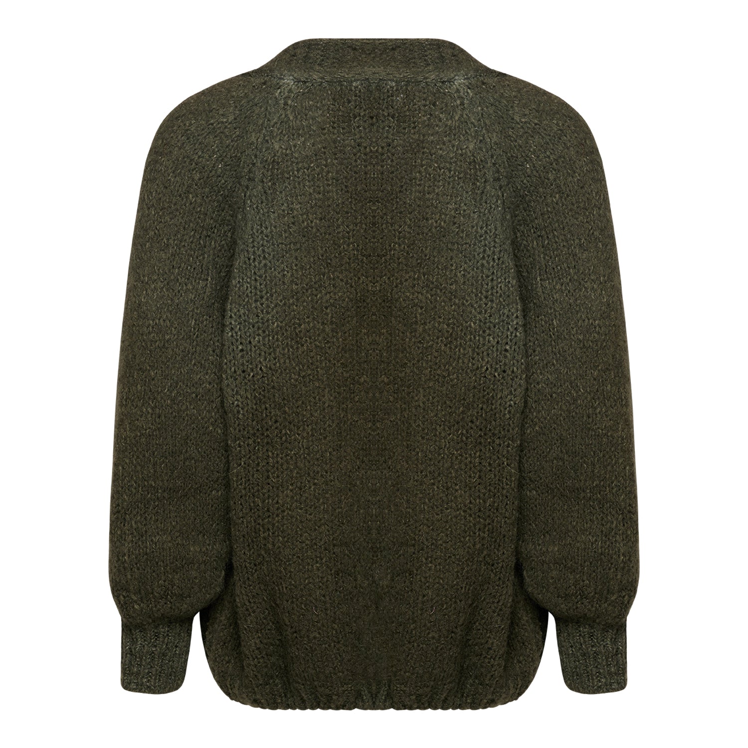 Fora Knit Cardigan - Dark Army