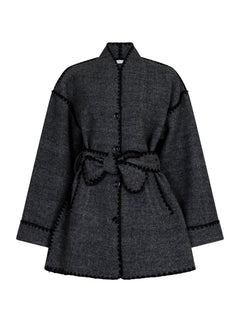Frenchie Wool Jacket - Black
