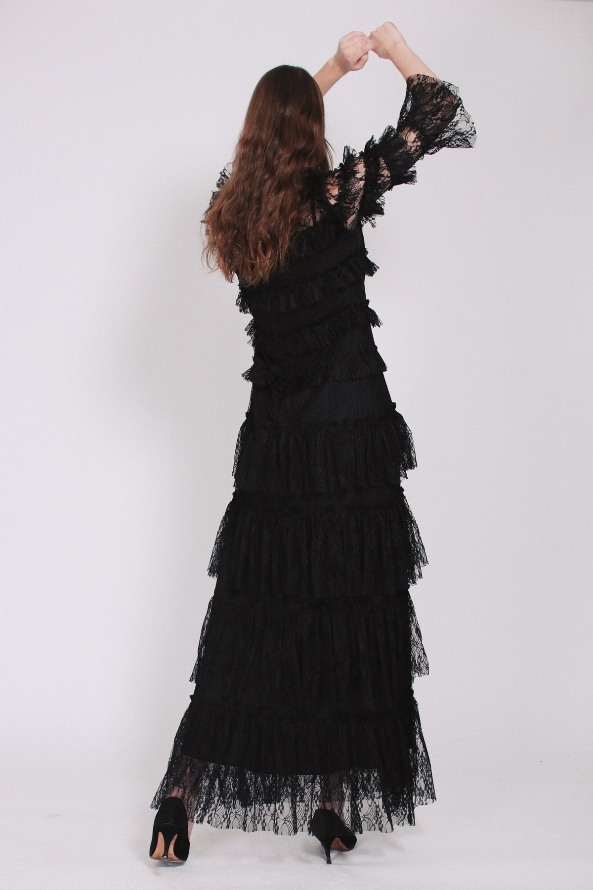 Carmine maxi dress - Black - By Malina - Kjoler - VILLOID.no
