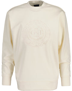 D2. Monogram C-Neck Sweat - Cream