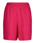 Linen Pull-On Shorts - Magenta Pink