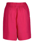 Linen Pull-On Shorts - Magenta Pink