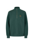 Standard Half Zip Logo Sweat - Darkest Spruce