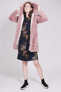 Chloe Hood Jacket - Pink - Ella & il - Jakker - VILLOID.no