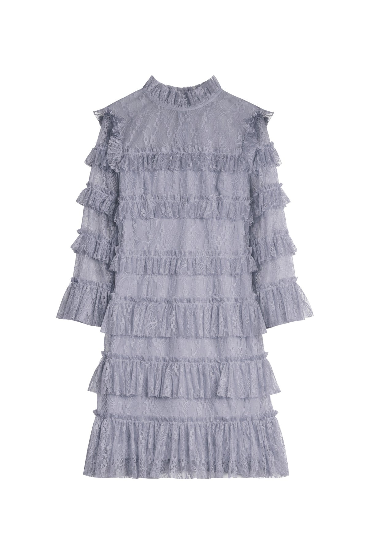 Carmine Mini Dress - Dove Blue - By Malina - Kjoler - VILLOID.no